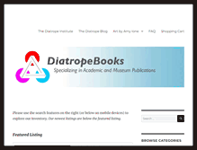 Tablet Screenshot of diatropebooks.com